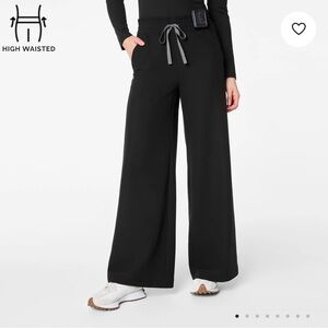 High Waisted Allison Ultra Wide Leg Scrub Pants